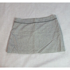 Old Navy Skirt Womens Size 20 Gray Herringbone Mini Lined Preppy Work Academia